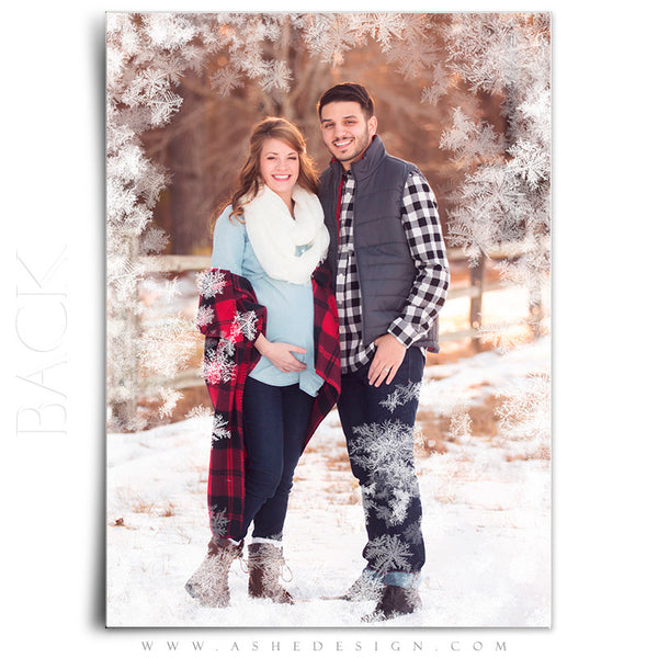 Christmas Card 5x7 Flat | Frosted Flakes back