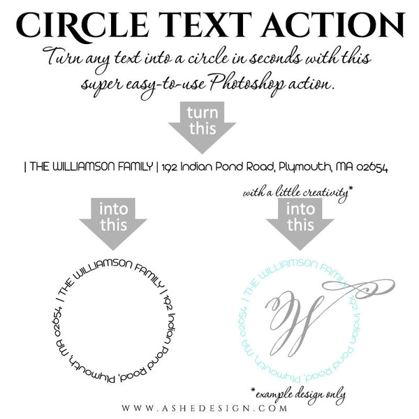 Photoshop Action | Circle Text2