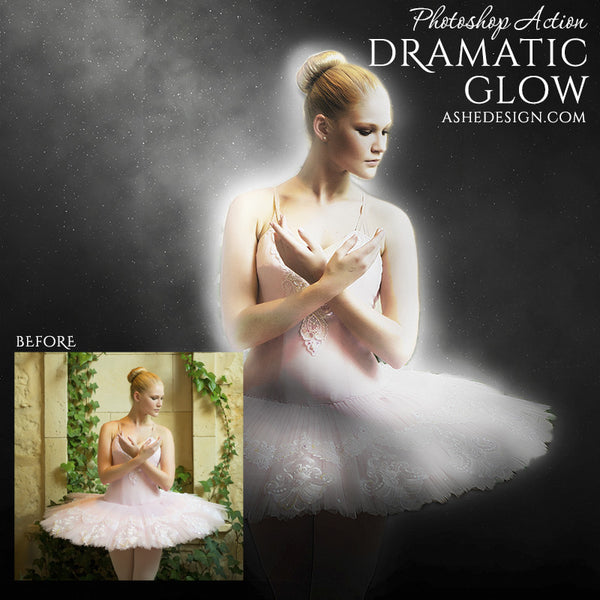 Photoshop Action | Dramatic Glow ballet