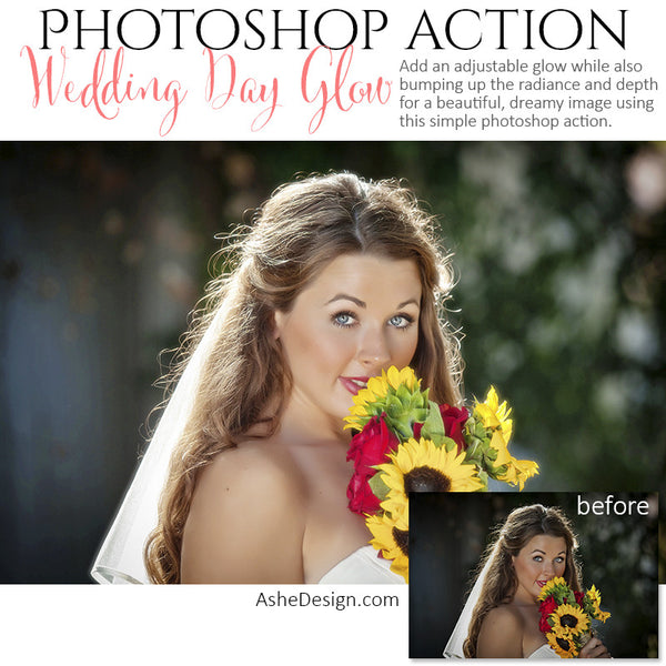 Ashe Design | Photoshop Action | Wedding Day Glow1