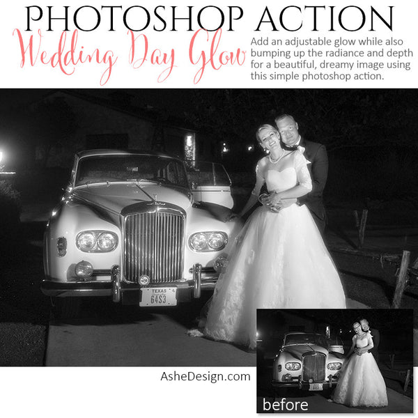 Ashe Design | Photoshop Action | Wedding Day Glow2