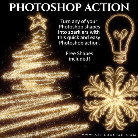 Photoshop Action | Shape Sparkler