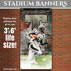 Amped Sports Banner 3'x6' - Brick & Mortar