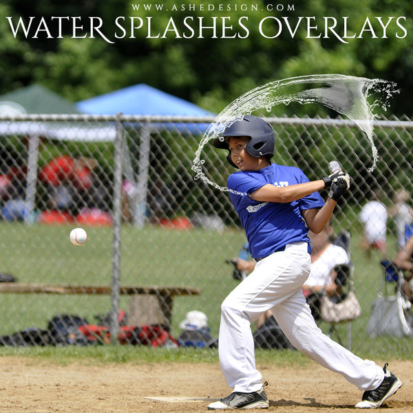Ashe Design | Designer Gems | Water Splashes 2 baseball