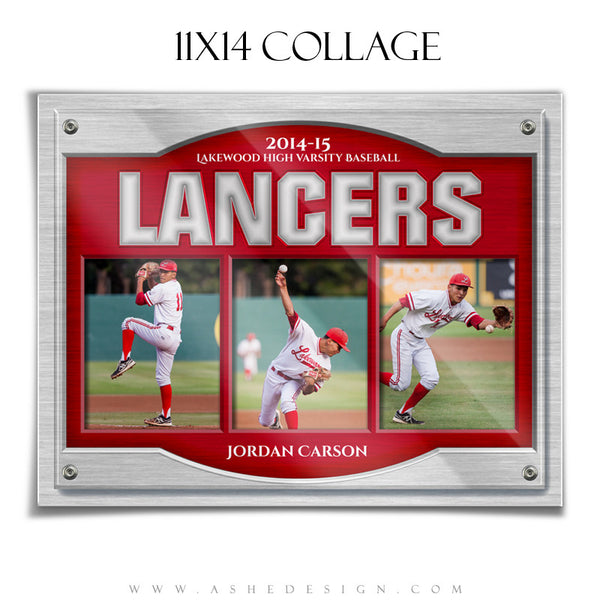 Sports Collage 11x14 | On Display baseball