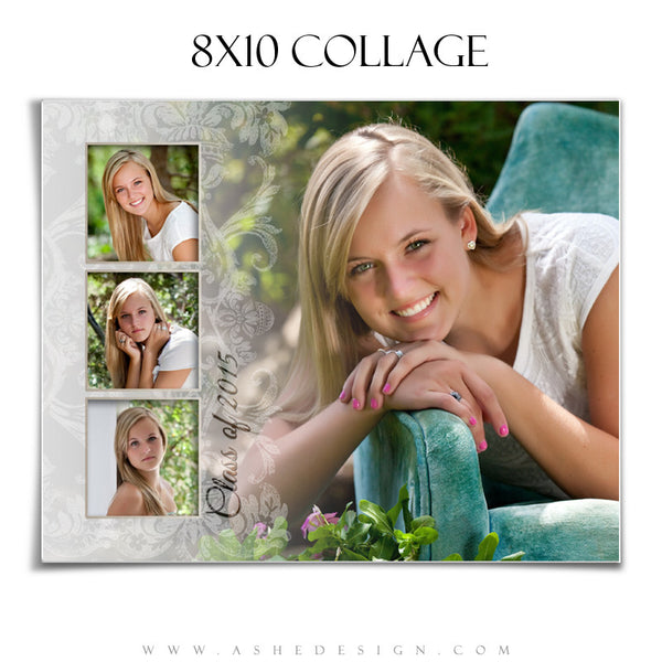 Senior Girl Collage 8x10 | Faded