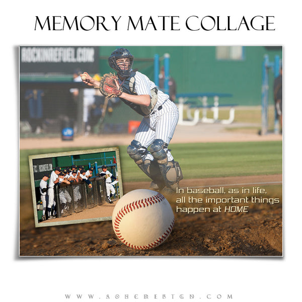 Sports Memory Mates 8x10 | Home Plate hz