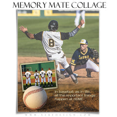 Sports Memory Mates 8x10 - Home Plate