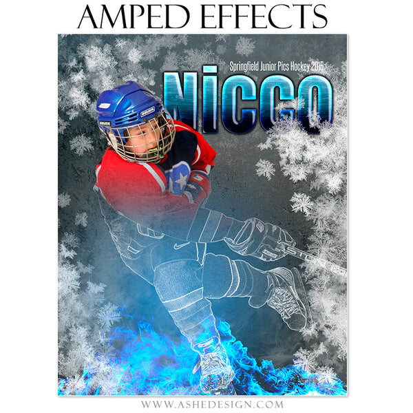 Ashe Design | Amped Effects Templates - Freeze Frame hockey