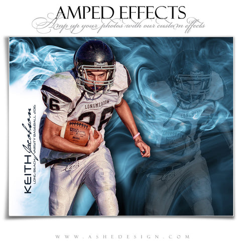 Ashe Design | Amped Effects | Photoshop Templates | Sports Posters | Smoke And Mirrors | Football