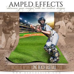 Amped Effects - Magic Carpet - Baseball Poster Template For Photoshop