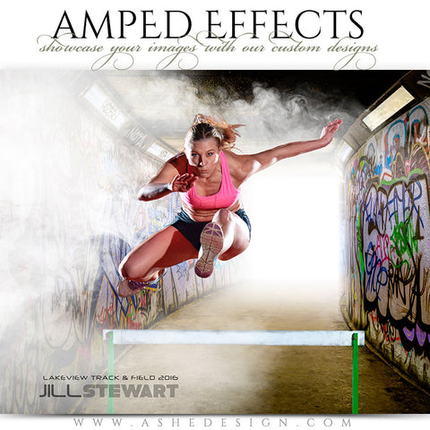 Ashe Design | Amped Effects | Subway Wall Graffiti