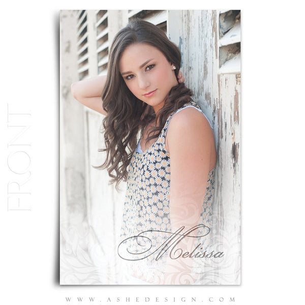 Modeling Comp Card 8.5x5.5 | A Touch Of Class front
