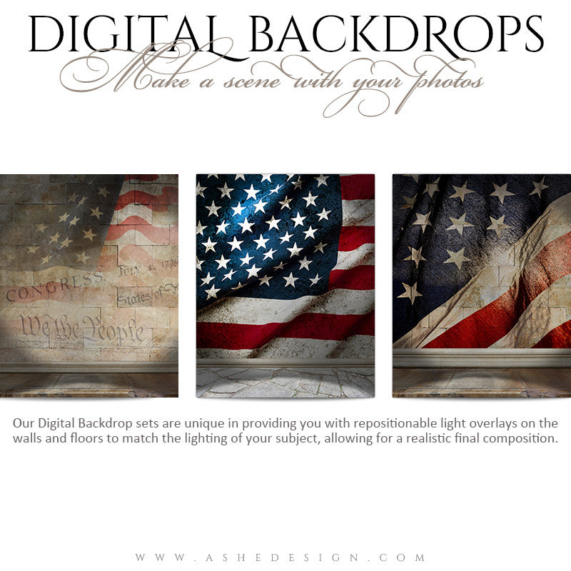 Ashe Design | Digital Backdrops | 16x20 | American Stone examples