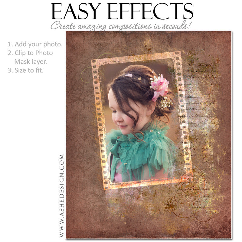 Ashe Design | Photoshop Poster Templates | Easy Effects | Children