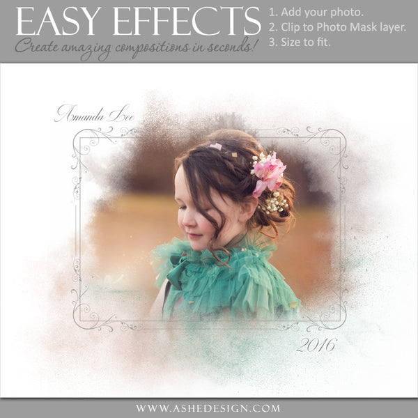 Ashe Design | Easy Effects | Powder Mask Poster | Child