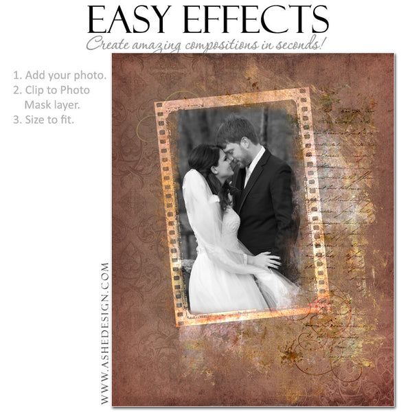 Ashe Design | Photoshop Poster Templates | Easy Effects | Wedding