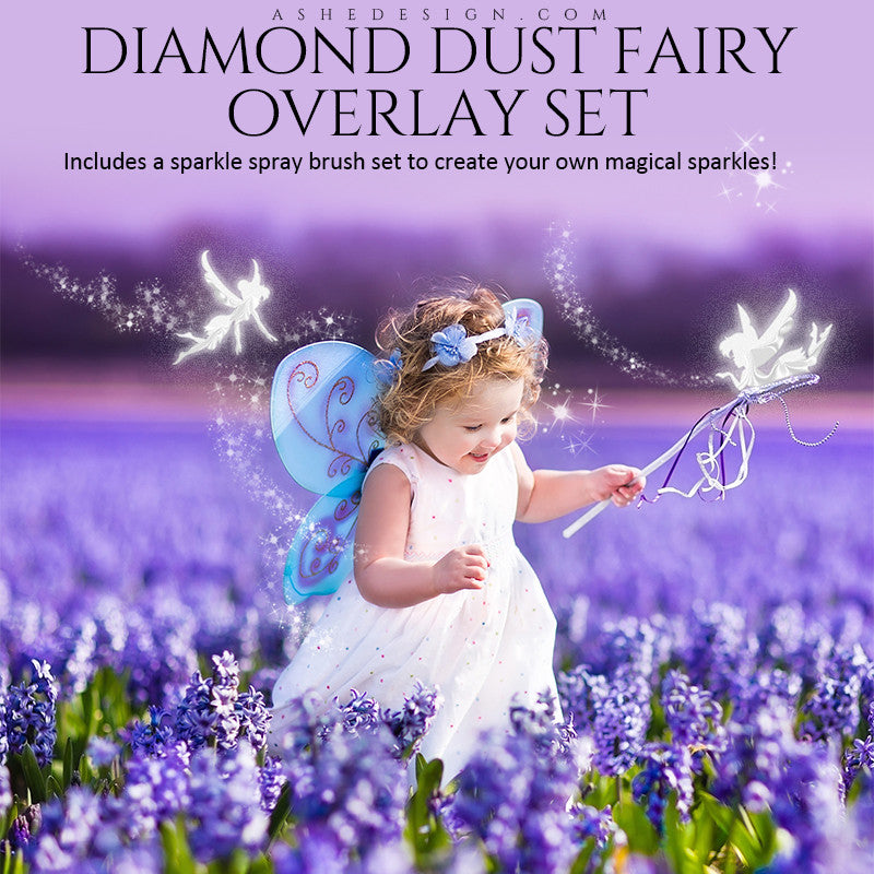 Ashe Design | Designer Gems Overlays | Diamond Dust Fairies | Sparkle Spray Brushes