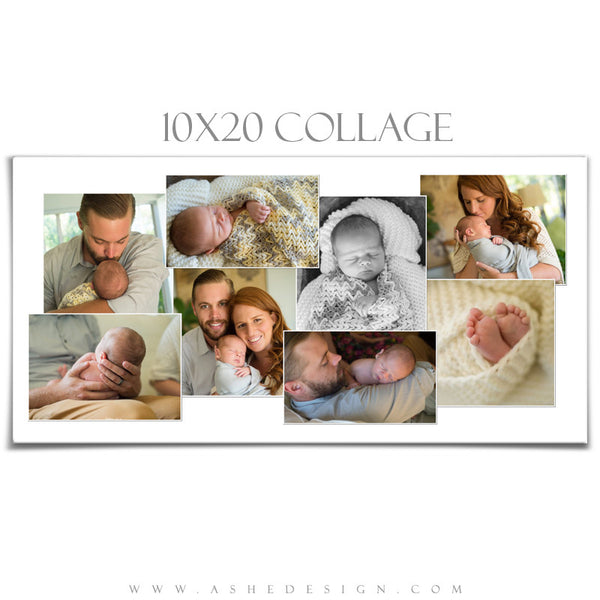 Photoshop Collage Layouts | Simply Stated Scattered – AsheDesign
