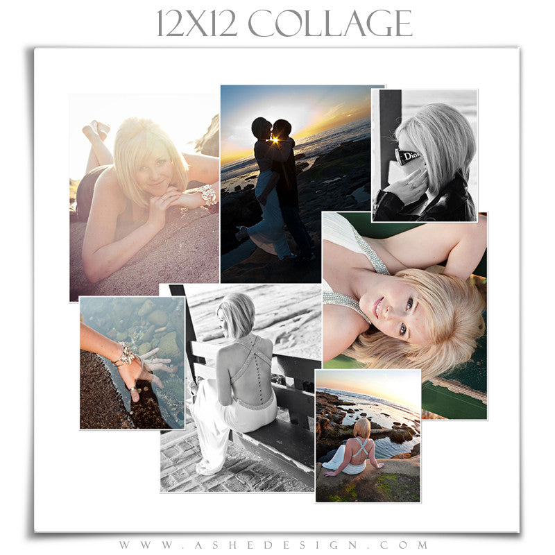 Photoshop Collage Layouts | Simply Stated Scattered – AsheDesign