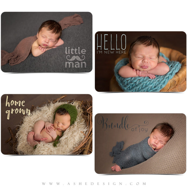Newborn Photoshop Word Art | Little Man examples
