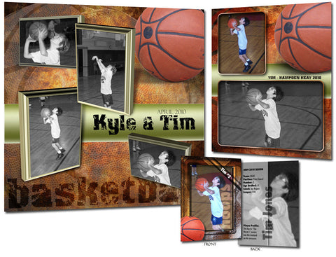 Sports Template Set 1 | Basketball set