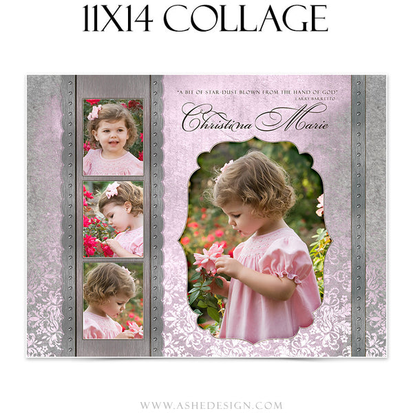 Baby Girl Collage 11x14 | Christina