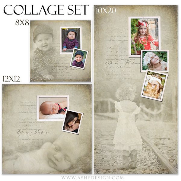 Collage Set (8x8,12x12,10x20) | Life Is A Picture