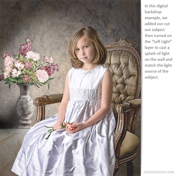 Digital Props 16x20 Backdrop2 | Floral Impression