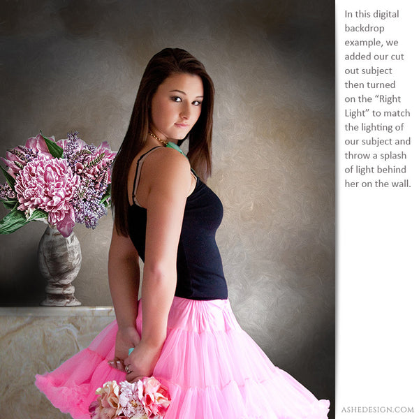 Digital Props 16x20 Backdrop3 | Floral Impression
