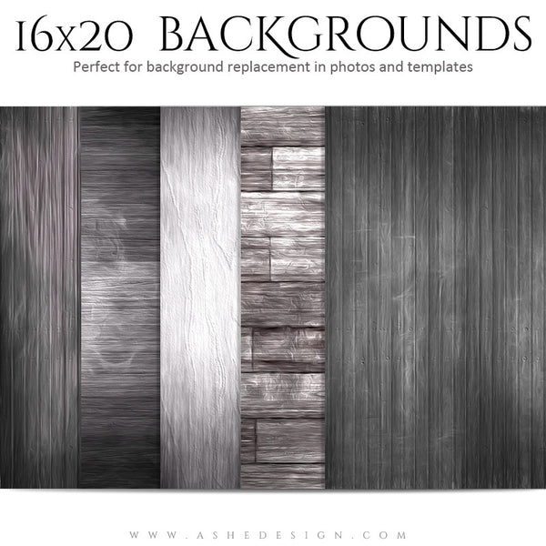 Photography Backgrounds 16x20 | Painted Wood set