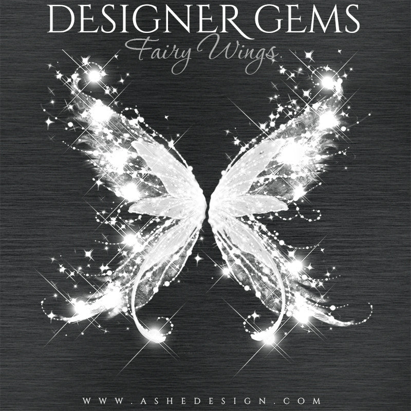 Designer Gems Photo Overlays | Fairy Wings