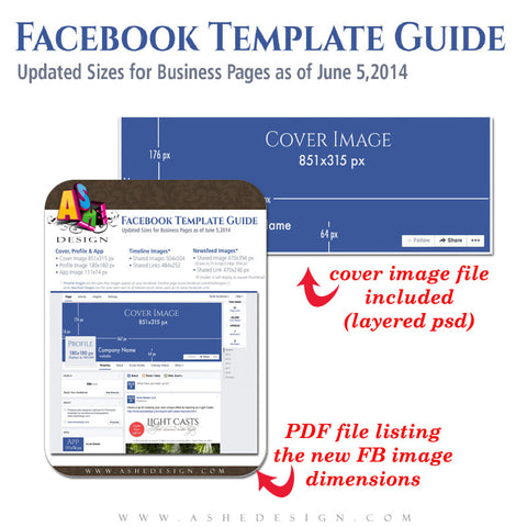 Facebook Size Guide and Timeline Template