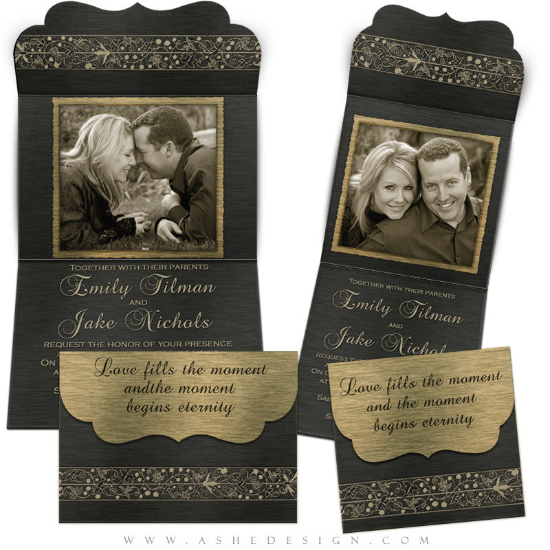 lace wedding invitation templates