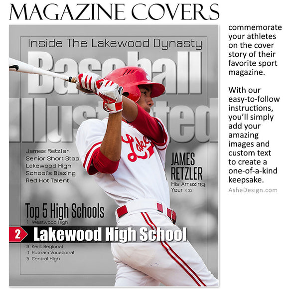 Sports Magazine Cover 8x10 | Illustrated bb