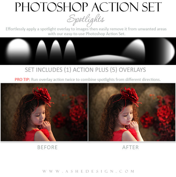 Photoshop Action - Overlays | Spotlights1