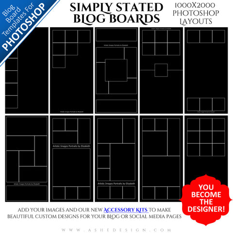 Photoshop Blog Board Collection (1000x2000) - Simply Stated