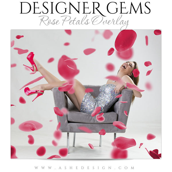 Designer Gems Photo Overlays | Rose Petals1