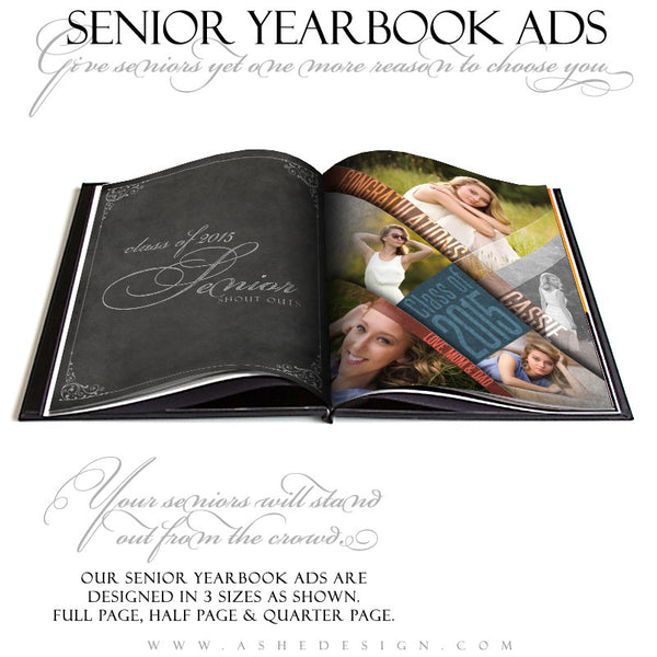 Yearbook Ad Set | Angled