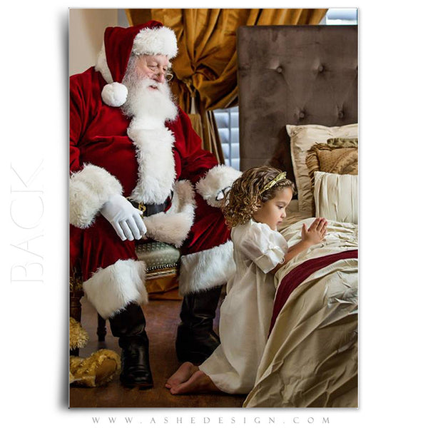 Christmas Card Photoshop Templates | Snow Globe - All The Lights back