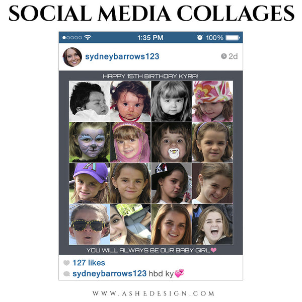 Social Media Collage Set | Simply Squared