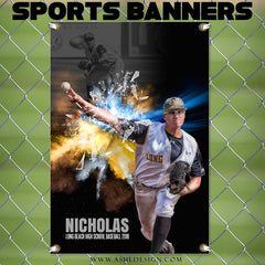 2'x3' Multi Sport Banner - Explode On The Scene Sports Template For Photoshop