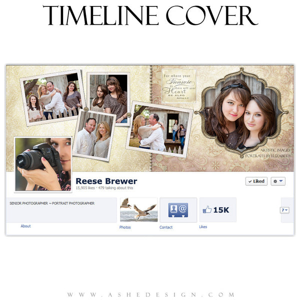 Facebook Timeline Cover | Victorian Garden – AsheDesign