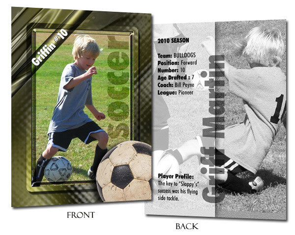 Sports Template Set 1 | Soccer trading card