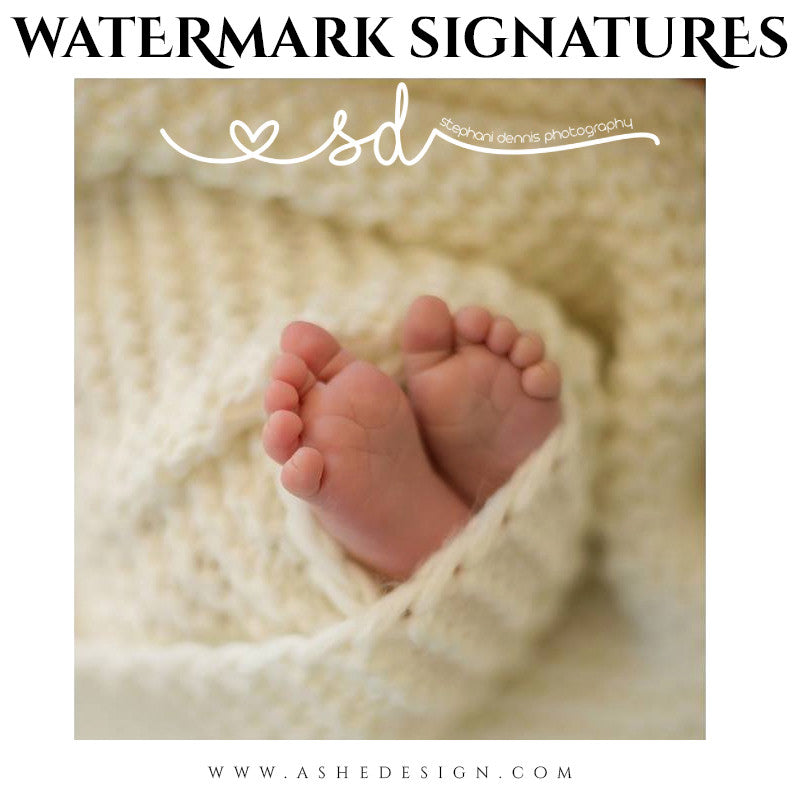 Watermark Signing Example Photoshop Word Art | Watermark Signature Doodles – AsheDesign