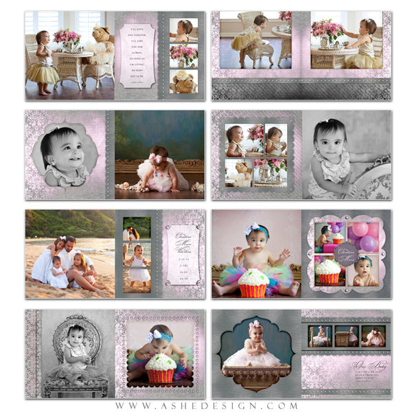 Baby Girl 12x12 Photo Book | Christina pages