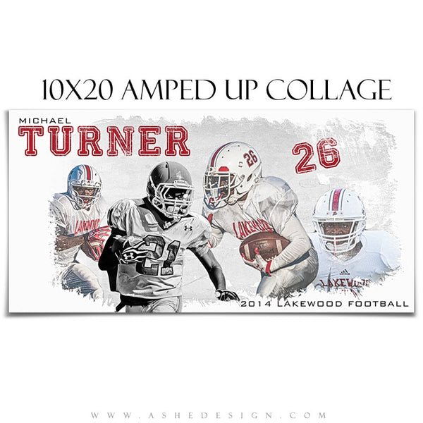 Amped Collage Set | Game Day 10x20