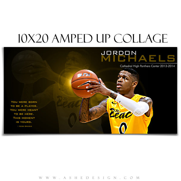 Basketball Collage Templates | This Moment Is Yours 10x20