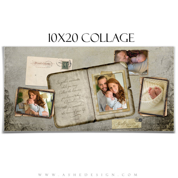 Amped Photoshop Collage Templates for Photographers | Collect Moments 10x20