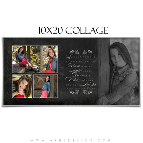 Chalkboard Senior Girl 10x20 Collage web display